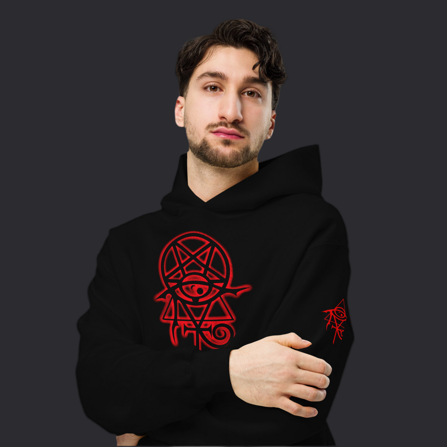 Season of the Witch (Red) Unisex oversized hoodie