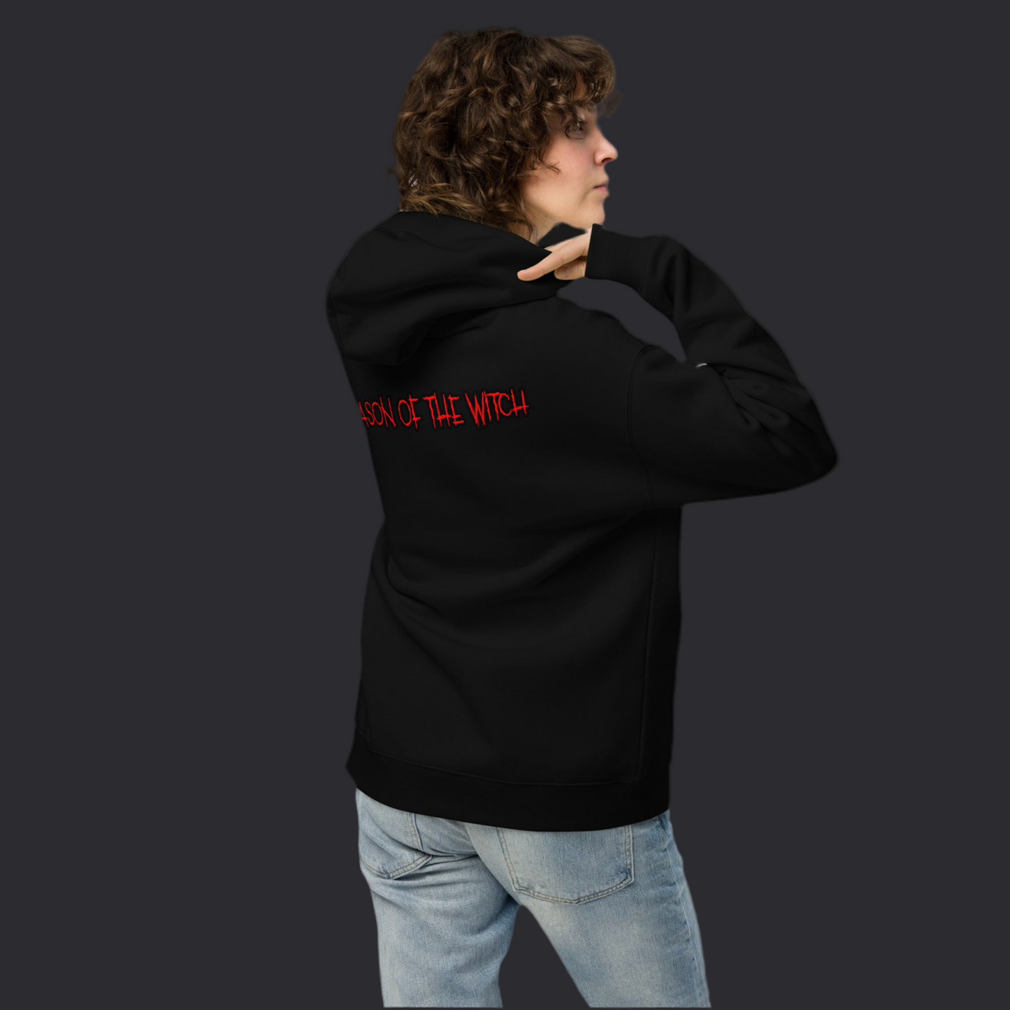 Season of the Witch (Red) Unisex oversized hoodie
