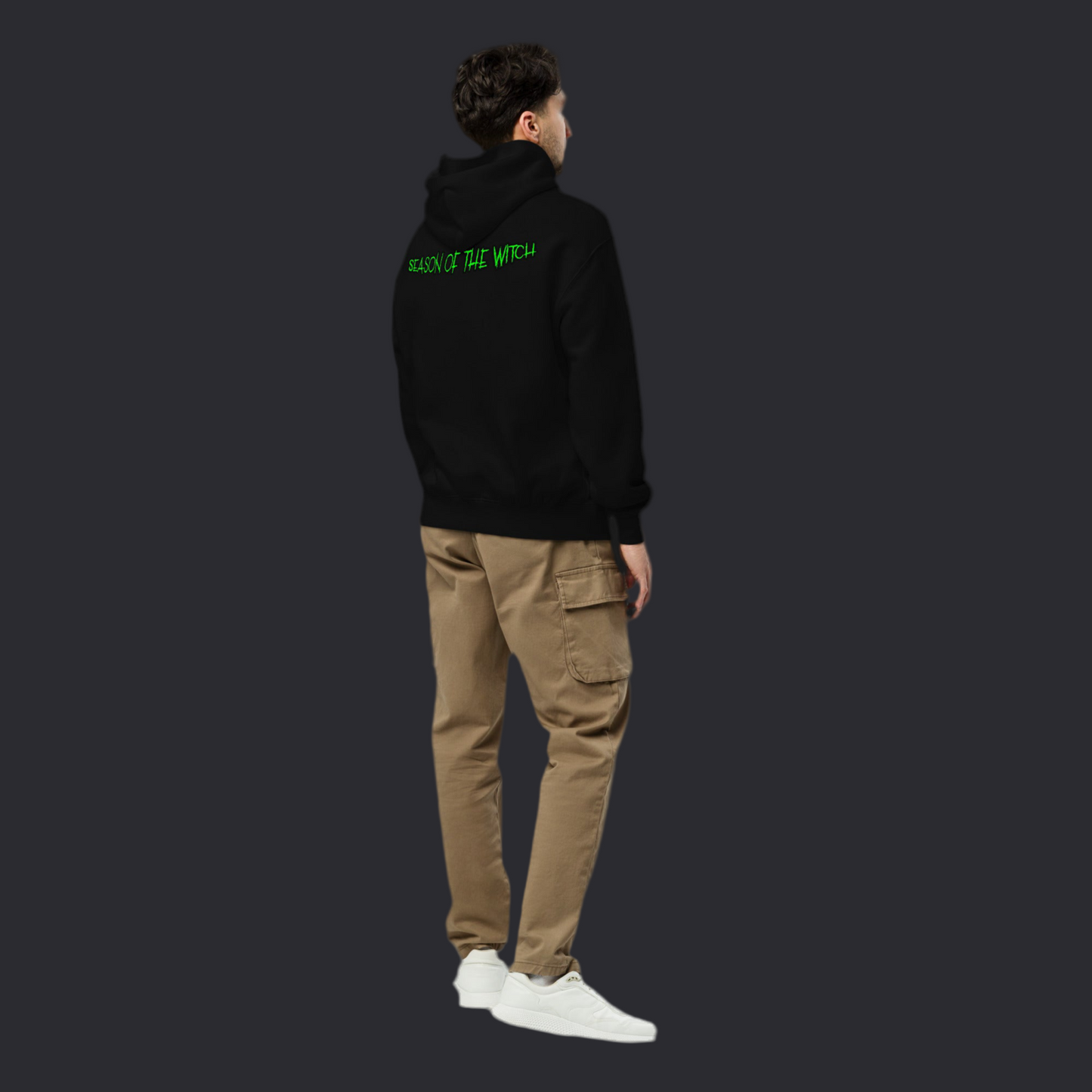Season of the Witch (Green) Unisex oversized hoodie