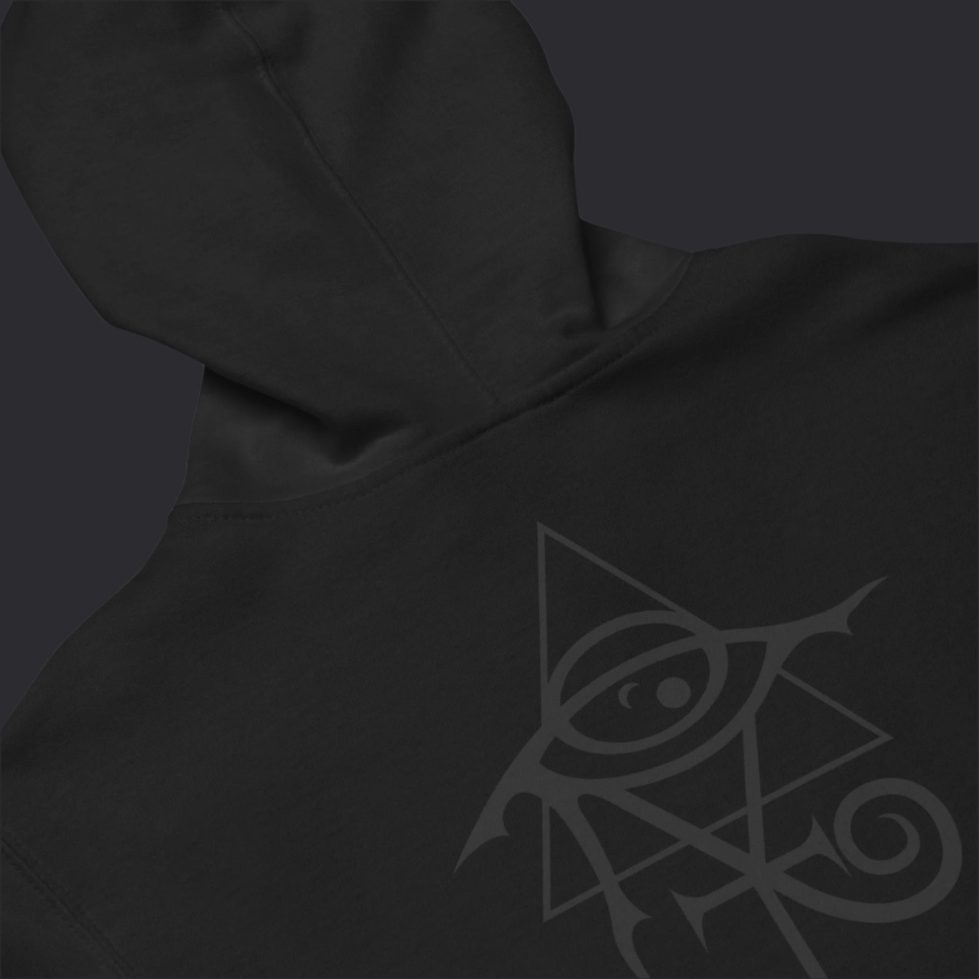 The "Black Out" Collection Unisex Fleece Zip Up Hoodie